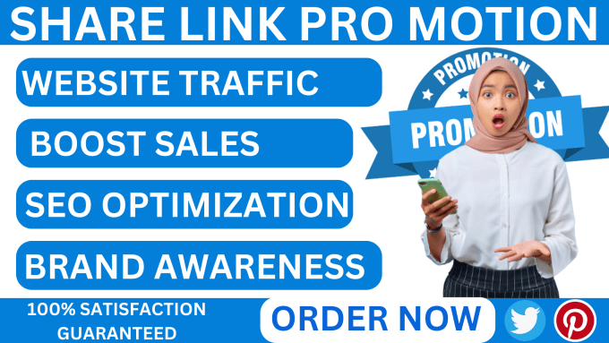 Gig Preview - Promote and share website, store, affiliate and any link 250k people on facebook