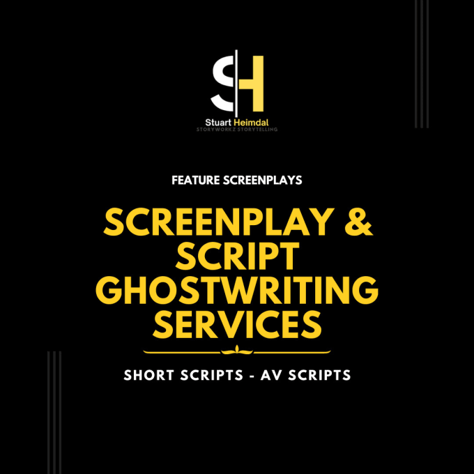 Gig Preview - Ghostwrite your screenplay, either short or feature length