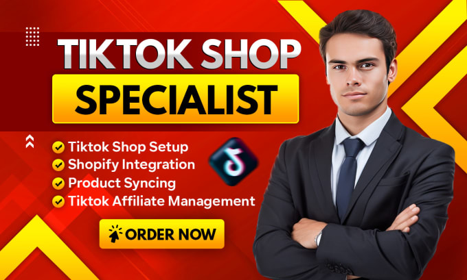 Gig Preview - Setup tiktok shop, manage tiktok shop affiliate marketing