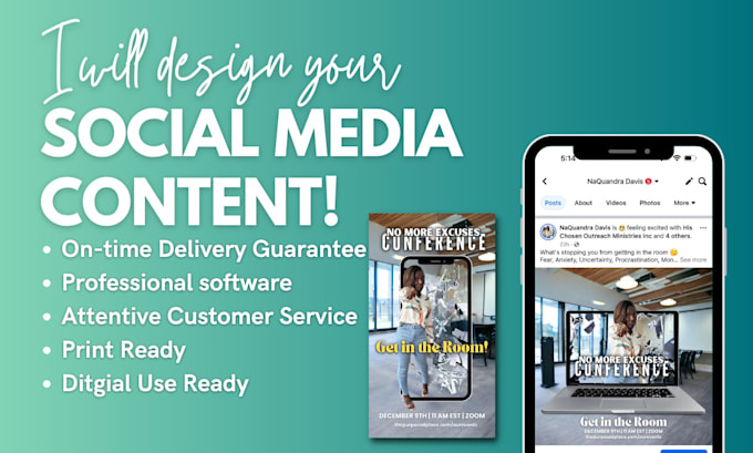 Gig Preview - Design your high level social media or event flyer