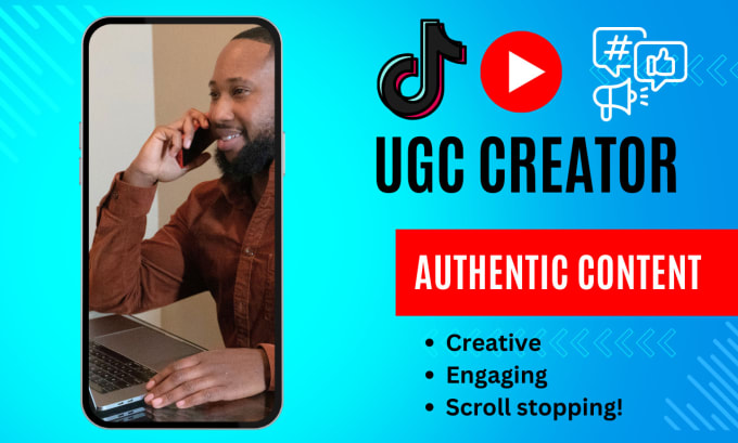 Gig Preview - Create authentic ugc videos, tiktok,youtube,instagram