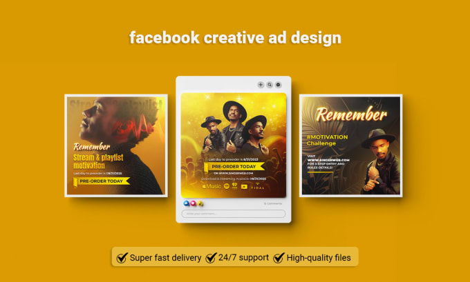 Gig Preview - Do facebook ad creative design