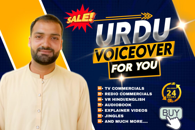 Gig Preview - Record native urdu voiceover , urdu spokenperson, urdu ugc