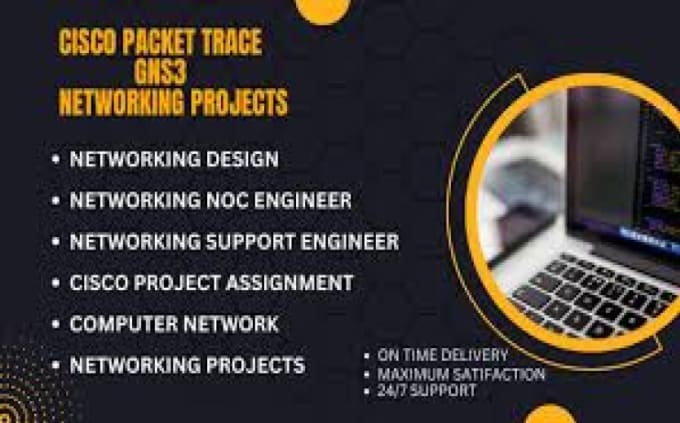 Gig Preview - Do cisco packet tracer, ccna, ccnp and networking projects