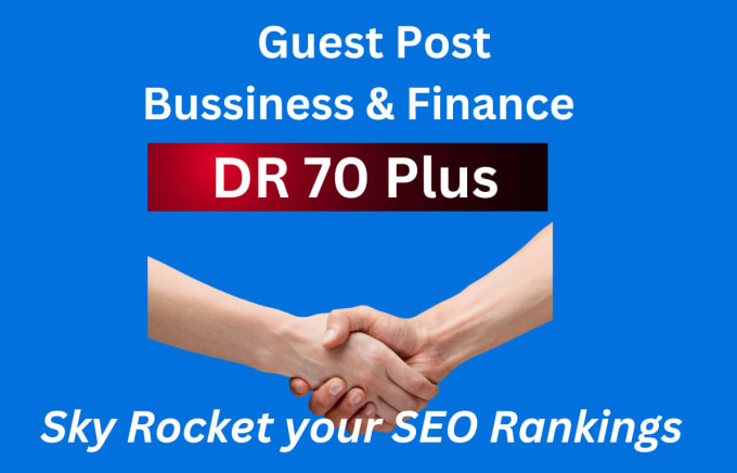 Gig Preview - Do finance guest post on high quality sites do follow backlinks