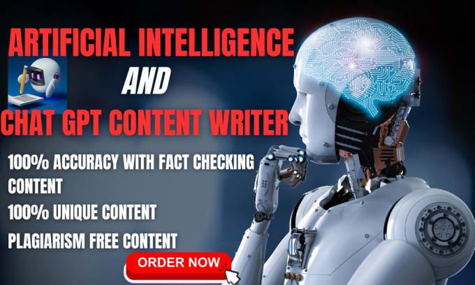 Gig Preview - Be your ai content writer, chatgpt writer, seo content writer, article writer