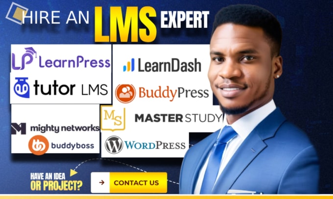 Gig Preview - Develop lms website with buddyboss, learndash, masterstudy, tutor lms