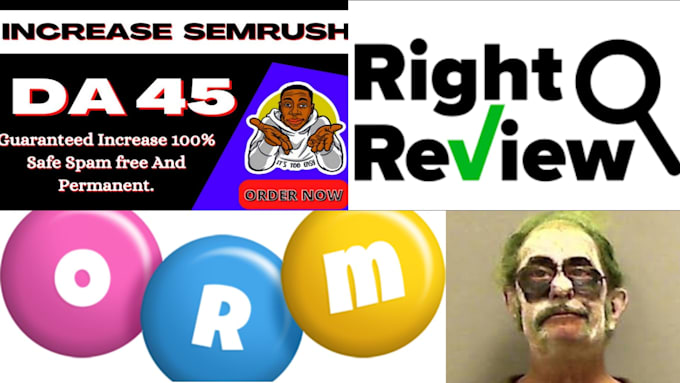 Gig Preview - Increase semrush da authority score 60 plus do by using api tools, orm reverse