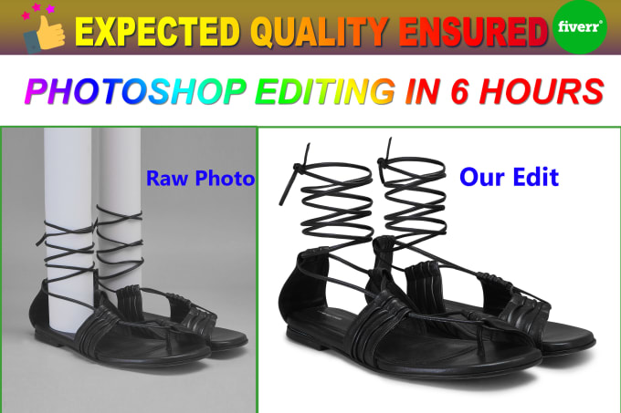 Gig Preview - Ecommerce product photo editing, retouching background remove in photoshop