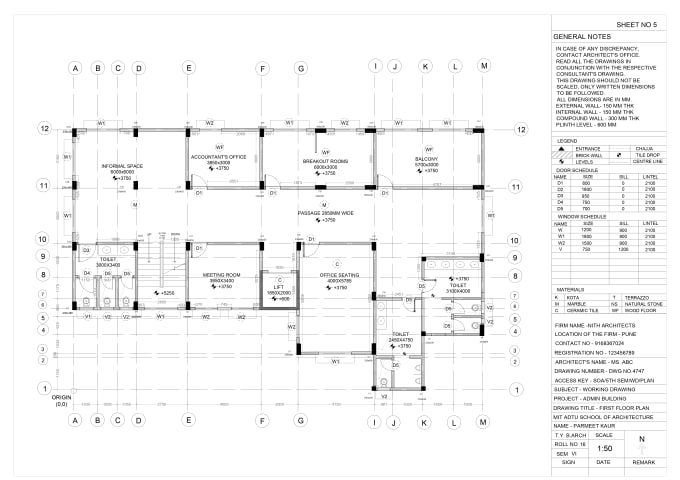 Gig Preview - Draw architectural floor plans, elevations, and sections in autocad