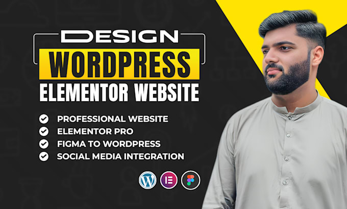 Gig Preview - Do elementor wordpress website development and build a responsive design