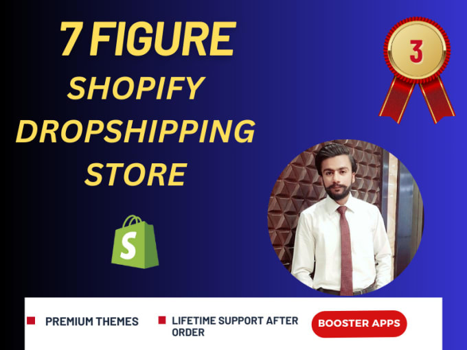 Gig Preview - Create shopify dropshipping store or customize shopify website shopify developer