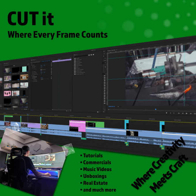 Gig Preview - Provide comprehensive video editing for any platform