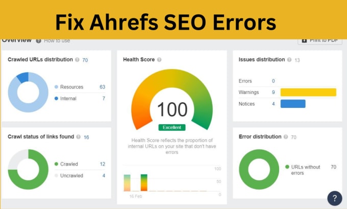 Bestseller - fix ahrefs site audit and technical SEO issuse