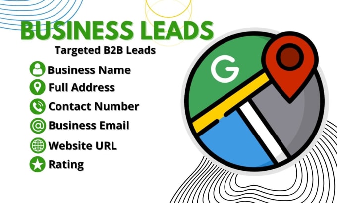 Gig Preview - Scrap google map data for lead generation, b2b data scraper