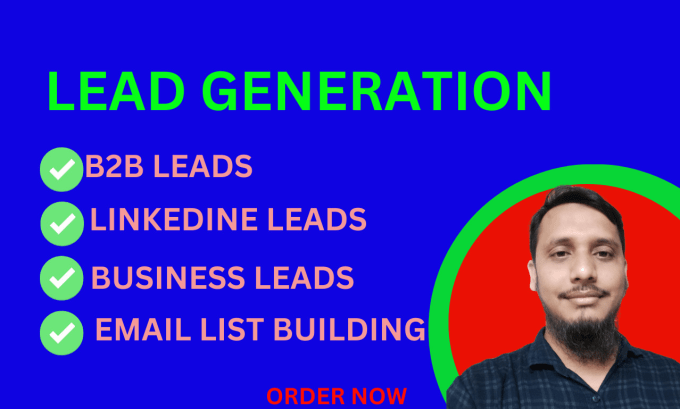 Gig Preview - Do b2b lead generation for targeted b2b leads, business leads