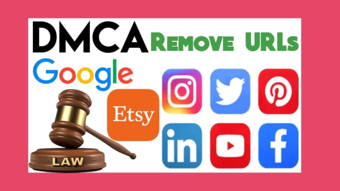 Gig Preview - Report it to remove copyright infringement googl,fb,reddit,ig,x,yt,under dmca