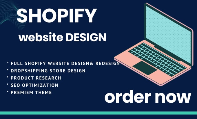 Gig Preview - Create and design a profitable shopify dropshipping store or shopify website