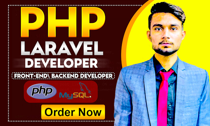 Gig Preview - Expert PHP laravel developer for custom websites and web applications