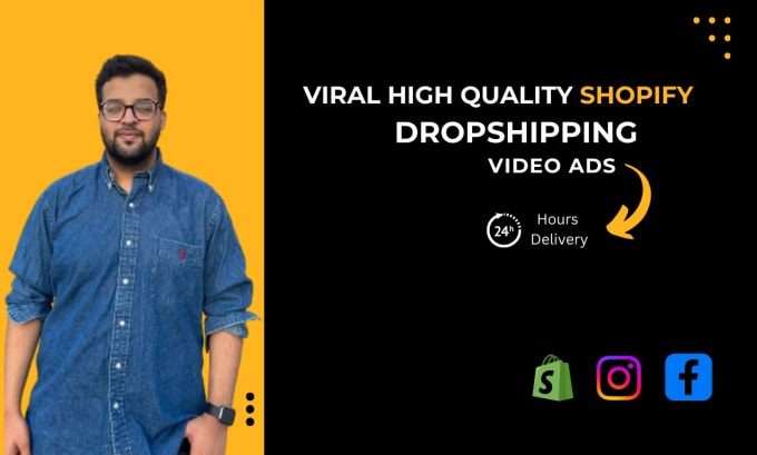 Gig Preview - Create shopify animated video ads, facebook ads, product video ads