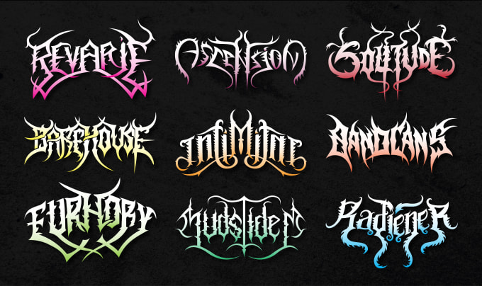 Gig Preview - Design a professional death metal logo and emblem for your band