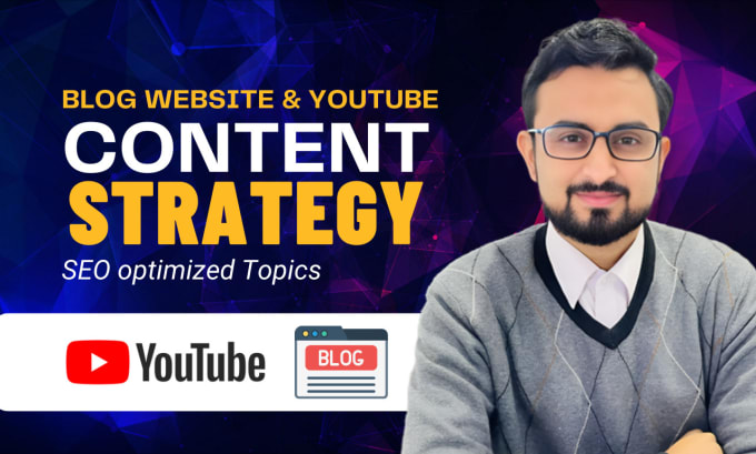 Gig Preview - Create high traffic content strategy for blog and youtube