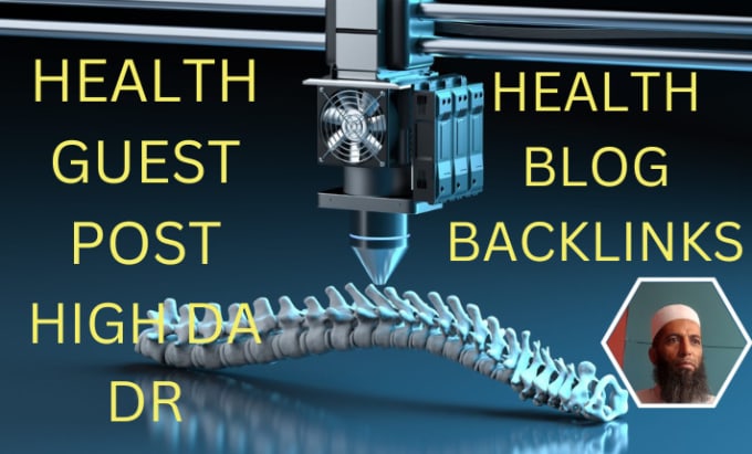 Gig Preview - Do guest post on high da DR health sites with backlinks with quality traffic