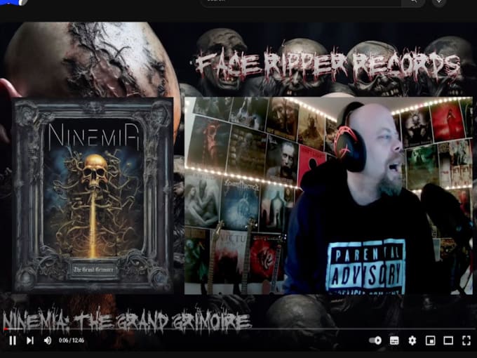 Gig Preview - React to and promote your metal music on youtube and social media