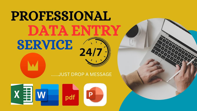 Gig Preview - Do fast any data entry accurately for you in low price