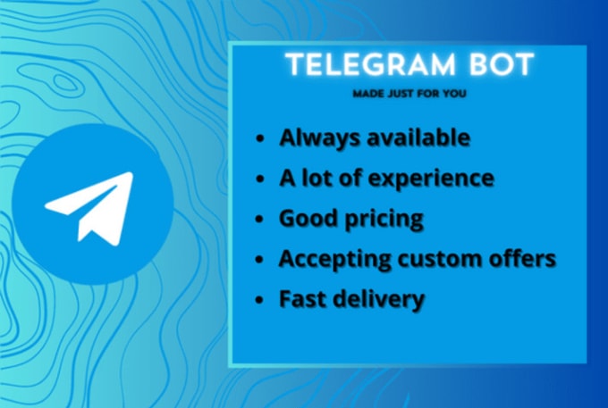 Gig Preview - Create a telegram bot for you