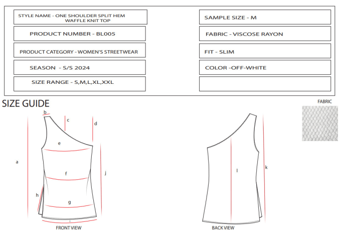 Gig Preview - Make tech packs and technical flats for fashion clothing