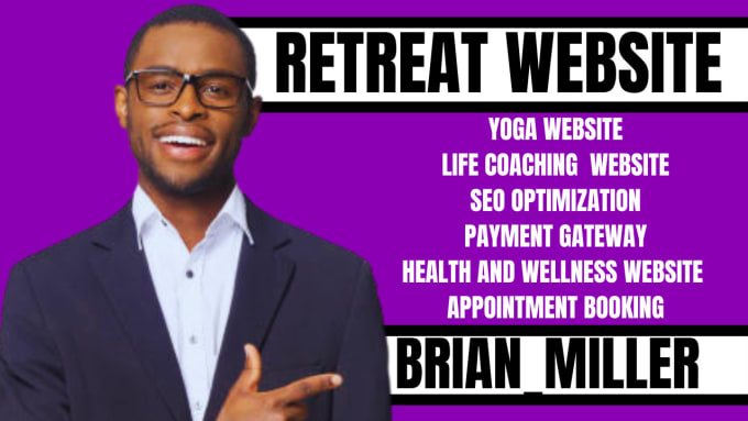 Gig Preview - Design retreat wellness yoga vacation airbnb life coaching sport rental website