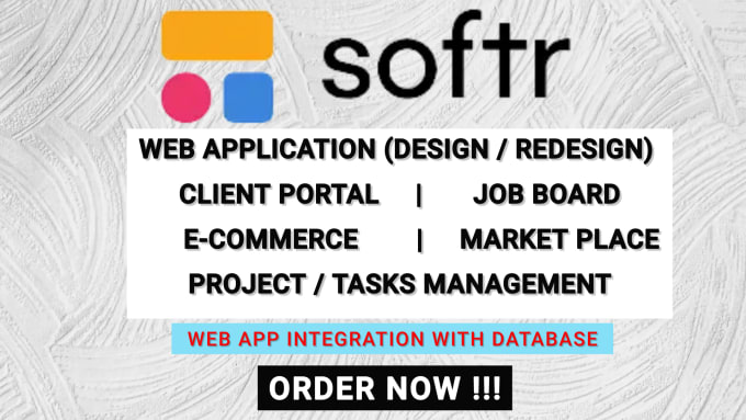 Gig Preview - Develop a softr web app, website, client portal, project management integration