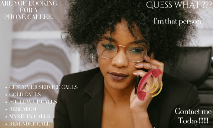 Gig Preview - Make calls to present and potential clients