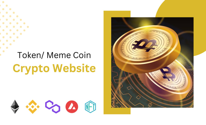 Gig Preview - Create crypto token website, coin or meme website