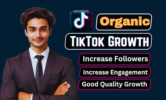 Gig Preview - Manage and promote your tiktok account organically