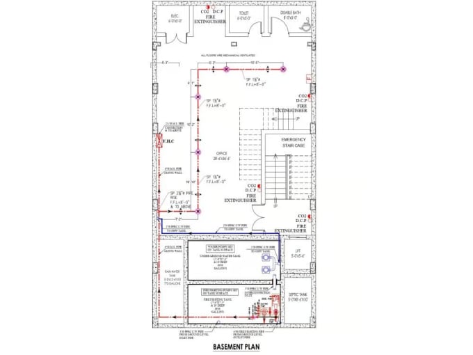 Gig Preview - Make fire safety drawings and evacuation plan