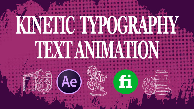 Gig Preview - Create text animation and kinetic typography video