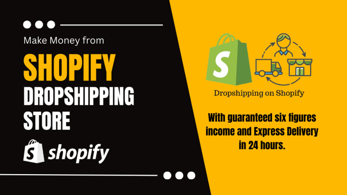 Gig Preview - Create and set up profitable money making shopify dropshipping store