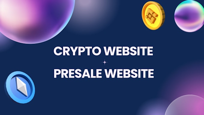 Gig Preview - Create your memecoin website, presale website