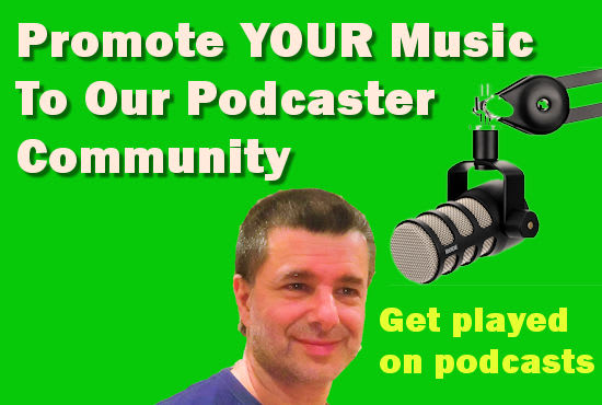 Gig Preview - Promote your apple or spotify music to over 1,000 podcasts