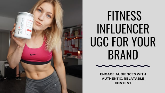 Gig Preview - Create mum ugc content for your fitness and supplement brand