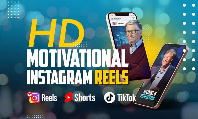 Gig Preview - Create motivational reels, youtube shorts, and tiktok reels