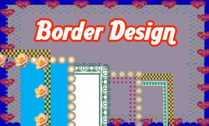 Gig Preview - Design attractive borders in vector format