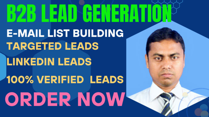 Gig Preview - Do perfect b2b lead generation and email list building