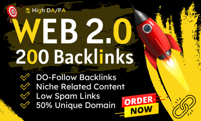 Gig Preview - Do 500 web 2 0 backlinks