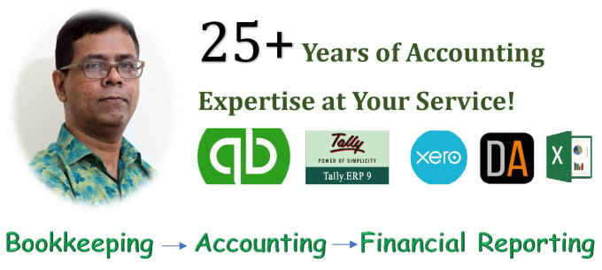 Gig Preview - Be your accounting bookkeeping financial reporting expert