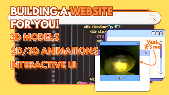 Gig Preview - Build a custom website for your business in 3d