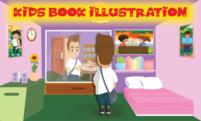 Gig Preview - Design children story book illustration and children book illustration