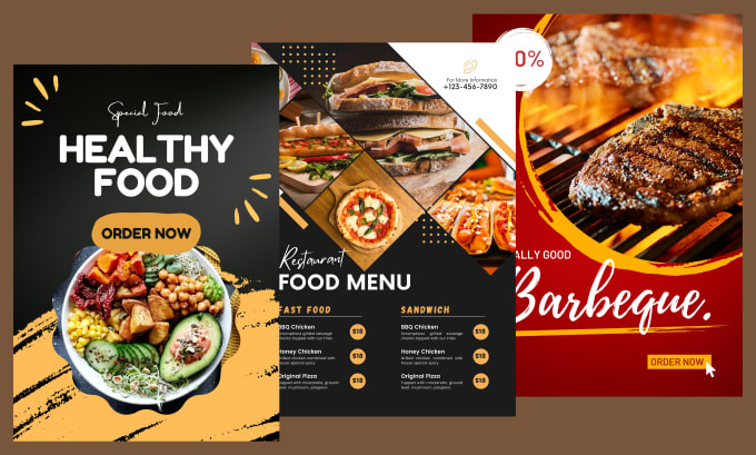 Bestseller - do cafe, fast food menu posters, and restaurant flyers